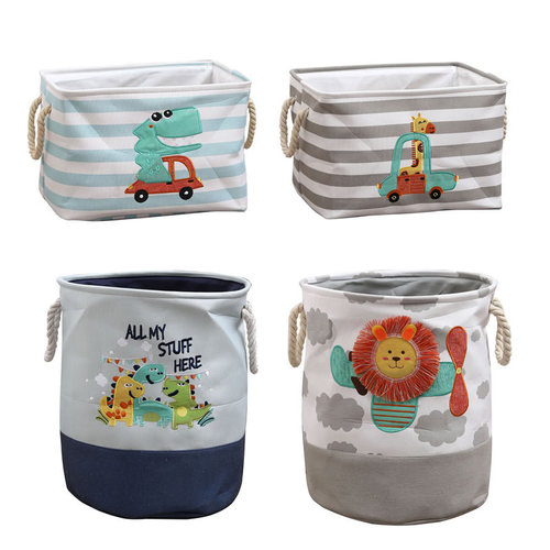 Children's plush doll storage basket large capacity baby doll folding storage bucket 1477