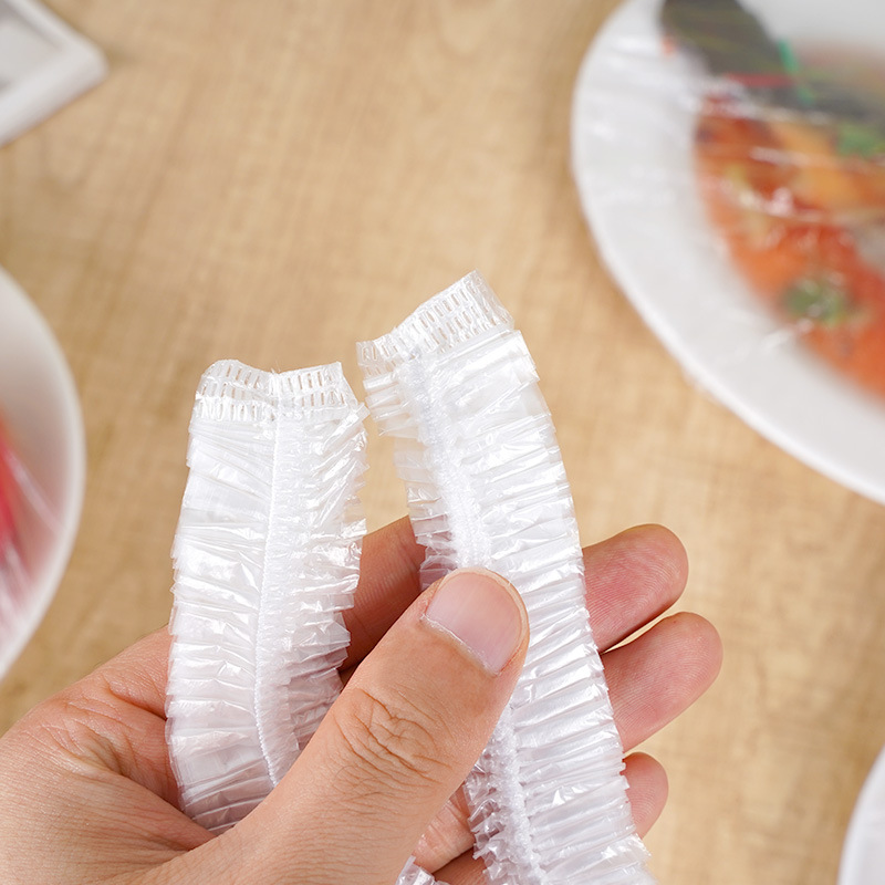 Cubierta Elástica para Alimentos Desechable de Grado Alimenticio con Boca Elástica para Uso Doméstico