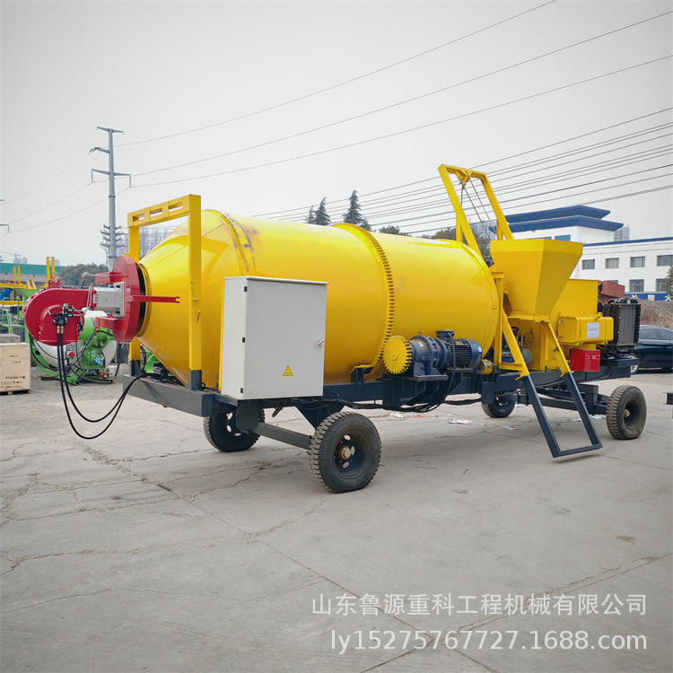 沥青拌合机械设备 带上料斗沥青料拌和机 加厚搅拌罐