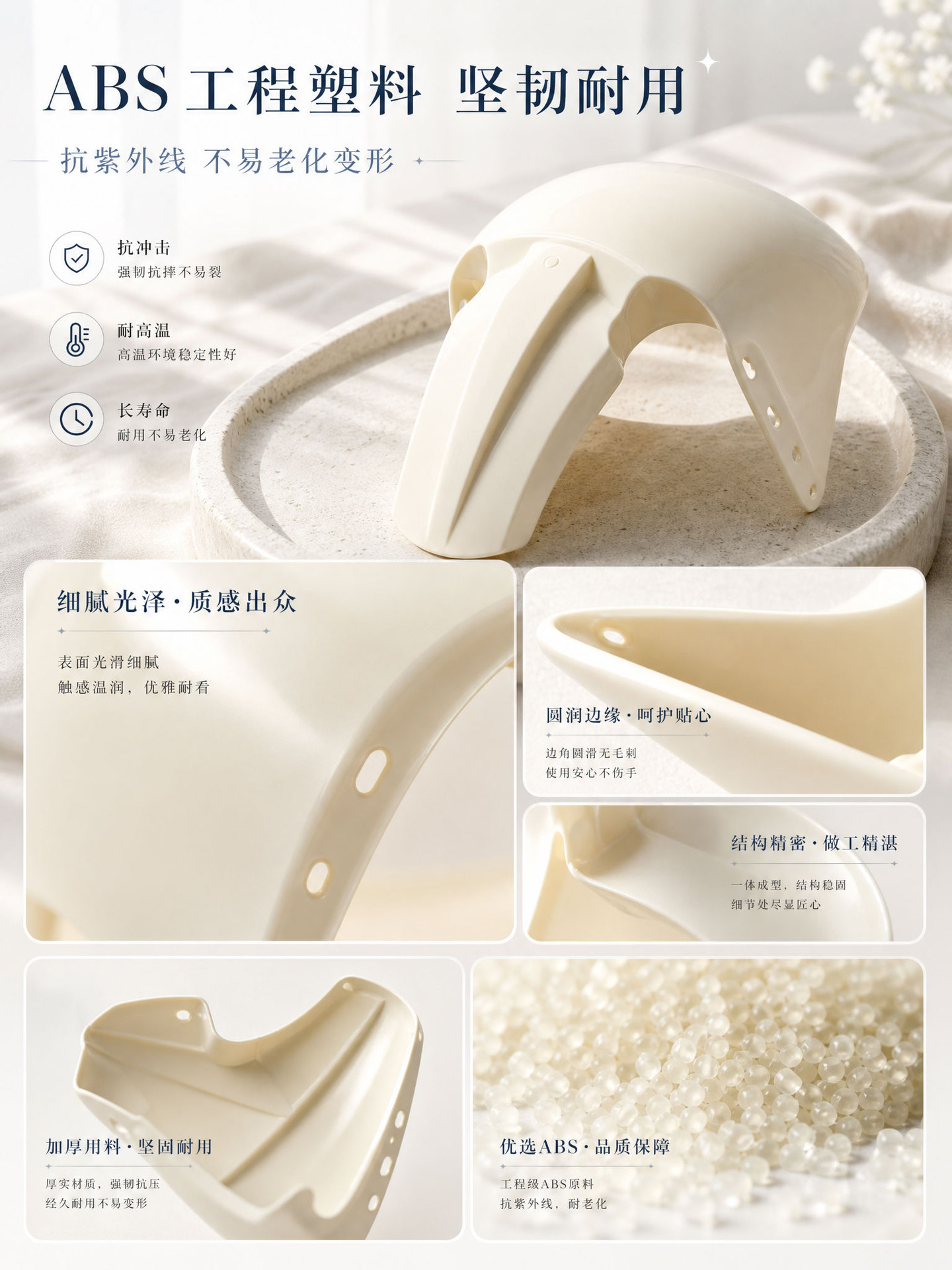 Tricycle Mudguard Front Panel, Thickened Mudguard, Long Water-Blocking Board, Strong Waterproof Protection for Riding