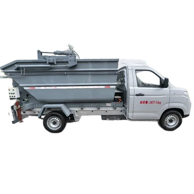 Unloading Garbage Truck, Elektrik zibil maşınları