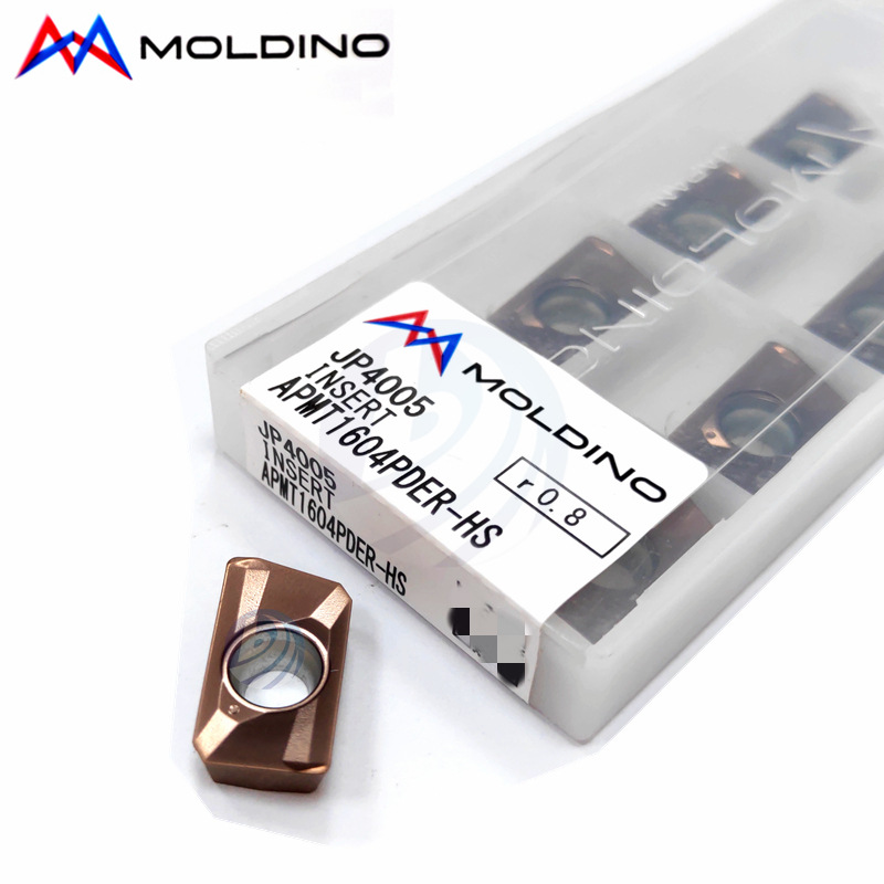 原装正品日立 APMT1604PDER-HS  JP4005加硬不锈钢R0.8数控铣刀片