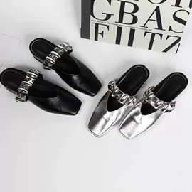 女式皮靴;厚底拖鞋;平底拖鞋