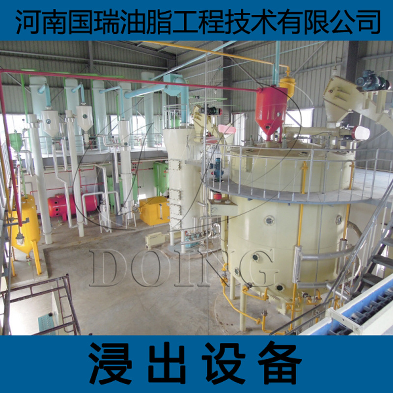 菜籽油成套浸出设备 国瑞菜籽油浸出工艺流程全自动设计出油率高