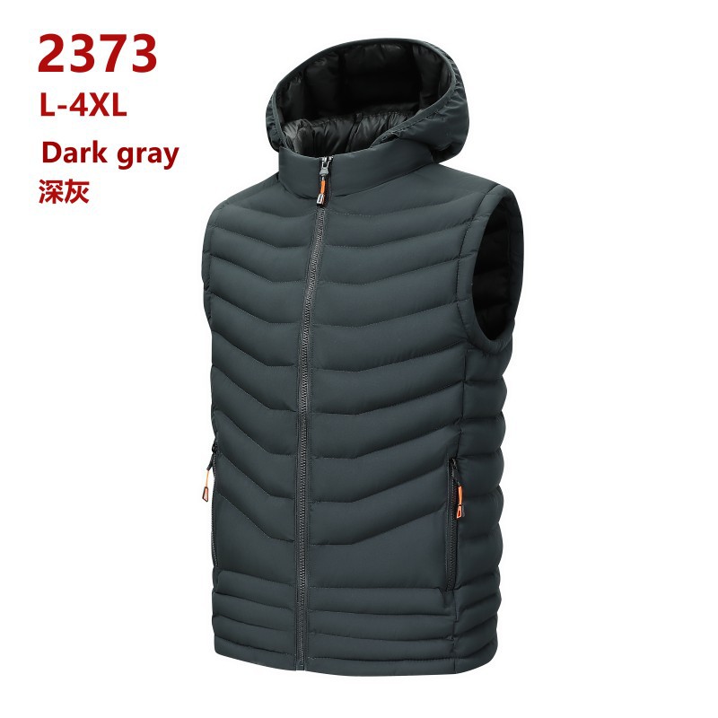 Costilas transfronterizas chaleco de algodón hombre otoño invierno chaqueta cálida de terciopelo sin mangas palpitación de algodón clip comercio exterior al por mayor