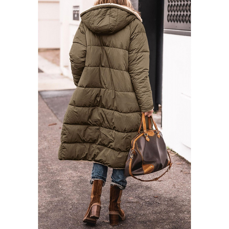 Amazon Autumn and Winter Hot-Selling European and American Outwears, Extra Long and Velvet Thick Reversible Warm Cotton Outwears, Hooded Outwears and Cotton Outwears Amazon Autumn and Winter Hot-Selling European and American Outwears, Extra Long and Velvet Thick Reversible Warm Cotton Outwears, Hooded Outwears and Cotton Outwears