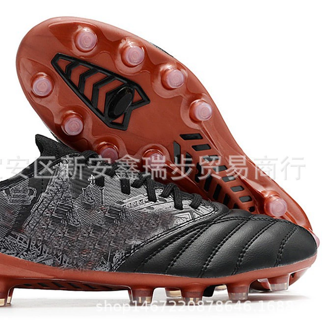Мужчины с низким верхом трикотажные FG штифты, чтобы замедлить удар, удобные футбольные кроссовки name brand football shoes
