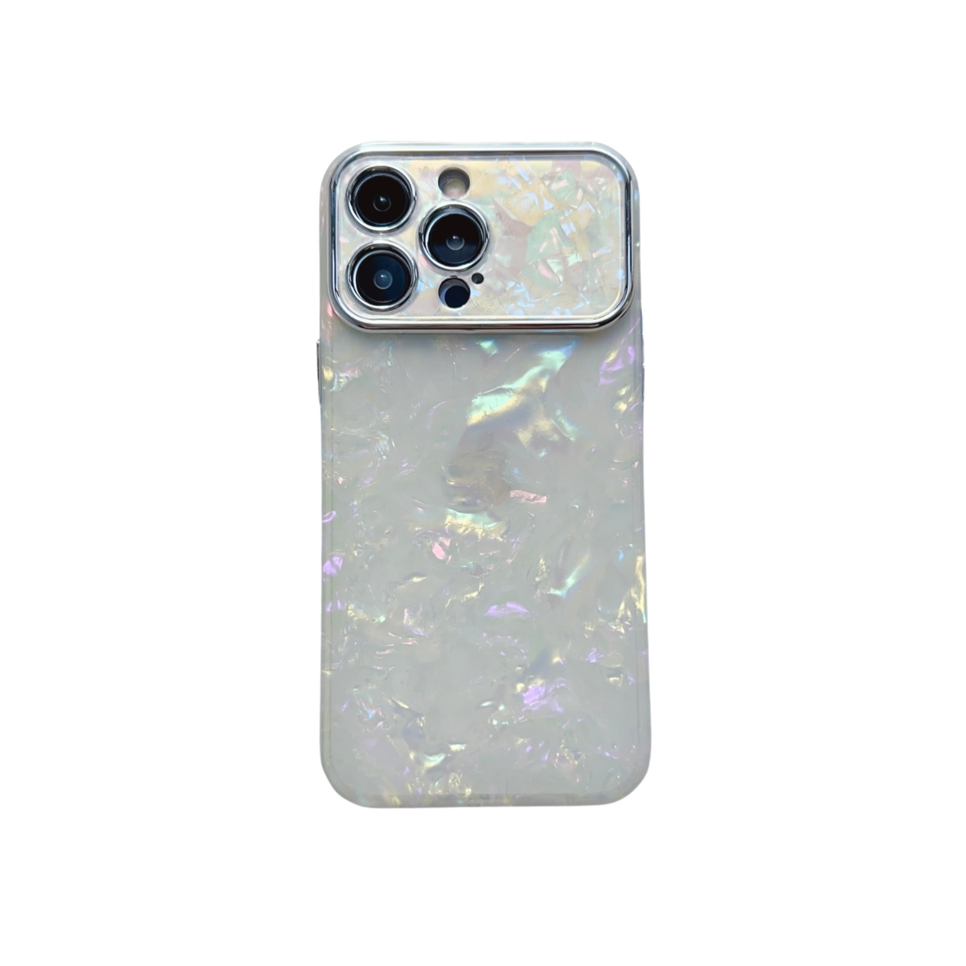 Suitable for iPhone 15 PROMAX Shell Pattern Large Window Apple 14 High Quality Pearl IMD Phone Case_voghion.com