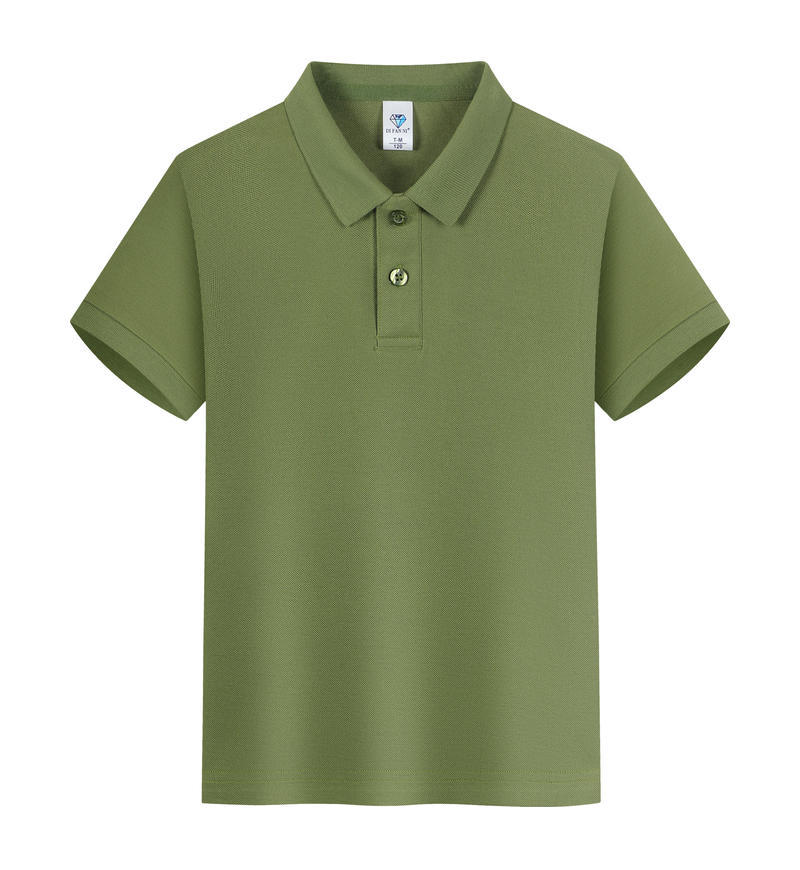 Trajes de trabajo de maestros de estudiantes personalizados con solapa para niños polo camiseta teñida cuello de manga corta ropa de clase impresa personalizada