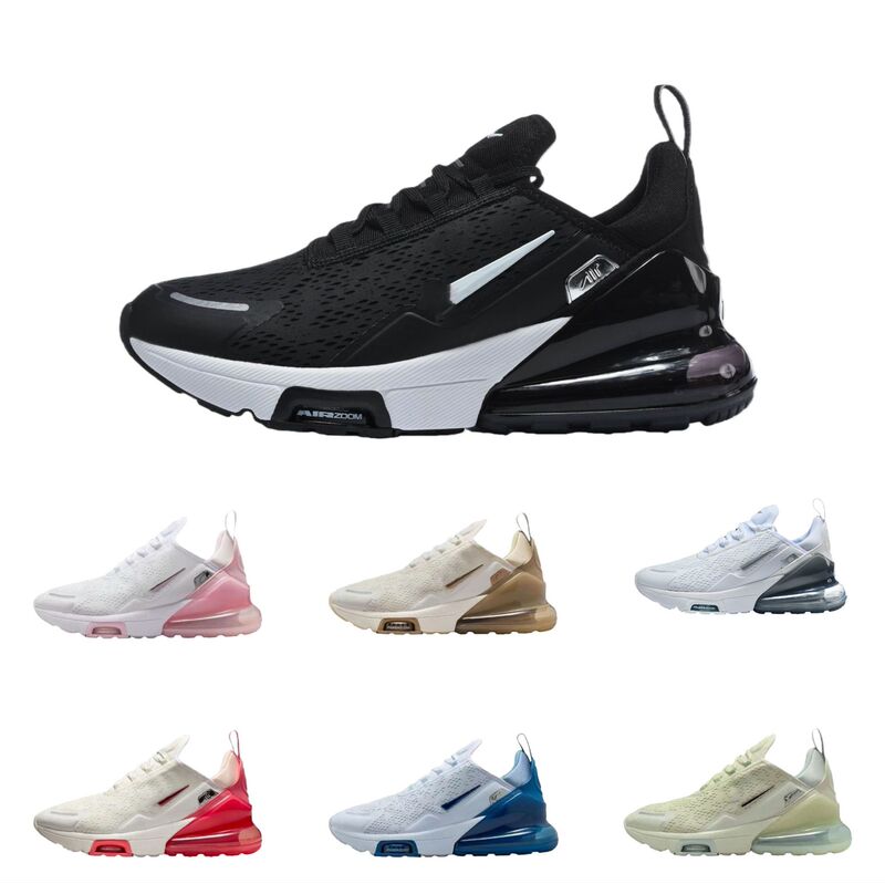 Cross-Border Foreign Trade V2 New Model Air Max270 Full-Length Air-Cushioned Running Shoes Soft-Soled Running Sports Casual Shoes for Men and Women