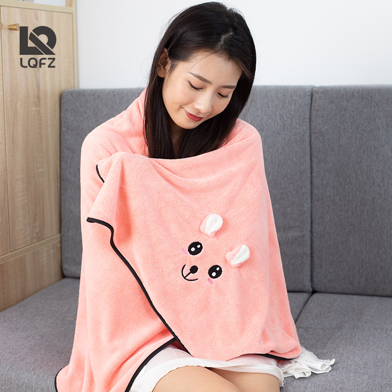 Coral polar Toalla de baño adulto estilo fuerte absorbente de secado rápido lindo Toalla de baño Bebé Hogar regalo envoltura toalla Toalla de baño al por mayor