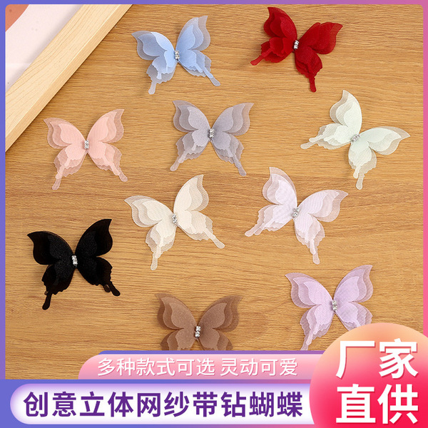 creative three dimensional shiffon hair accessory