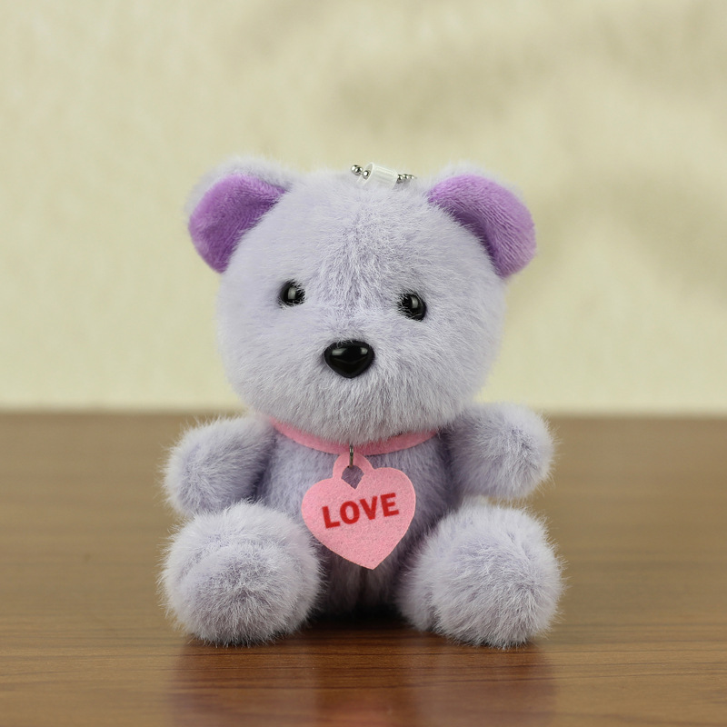 Adorable peluche dibujos animados Teddy Bear colgante Teddy Bear juguetes mochila muñeca decoración estudiantes pequeños regalos