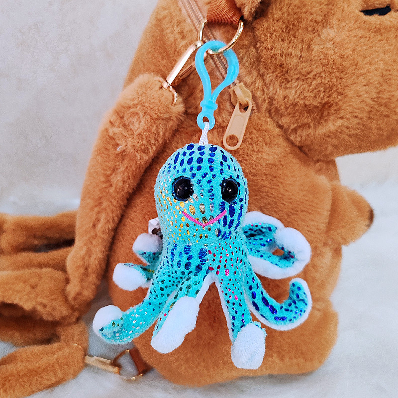 Capibara pony muñeca de peluche colgante bolsos colgante llavero lindos collares muñecas de pulsera transfronterizas