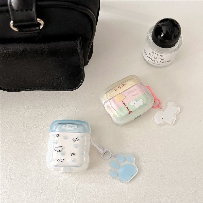 Perro de color para Apple nuevo AirPods 4 generación auriculares airpodspro2 / 3 caso de protección Bluetooth 5 image 3