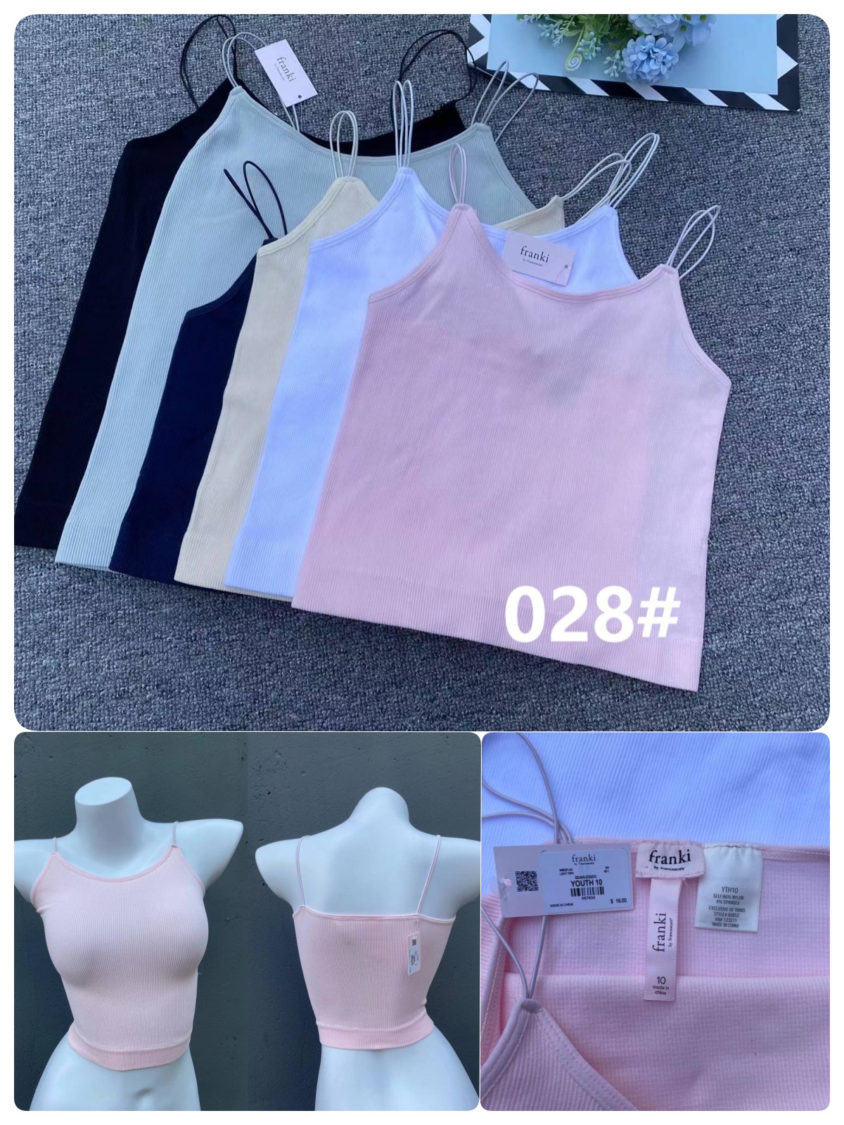 Exportación nuevo chaleco sin costuras de gran tamaño elástico cómodo ropa exterior superior al por mayor