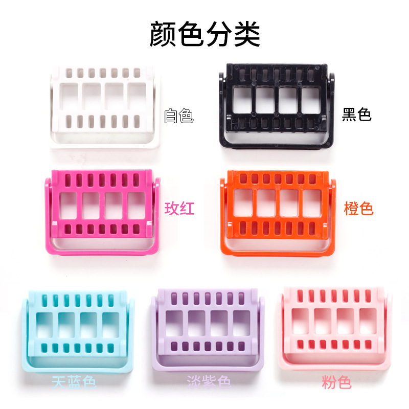 Herramientas de uñas transfronterizas soporte de exhibición de la cabeza de molienda multi-color 16-Hoyo cabeza de molienda rack caja de almacenamiento cabeza de molienda Jack soporte de mesa