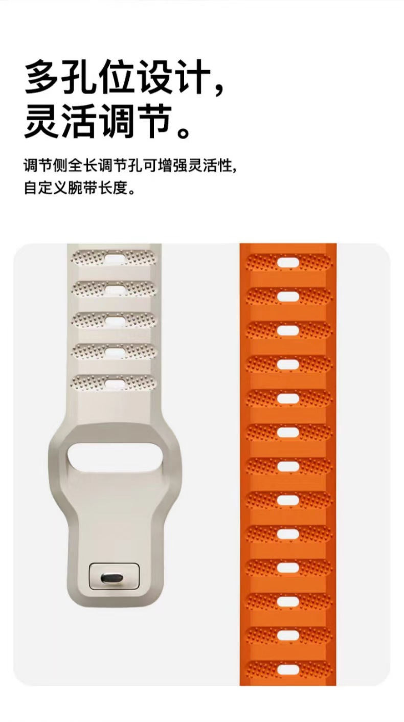 Suitable for Samsung watch5 with dot pattern 20mm strap and Huawei Honor 22mm silicone replacement strap details Picture