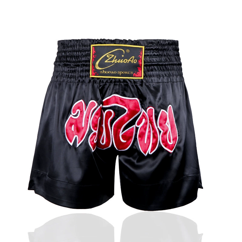 Boxing Training Shorts, Muay Thai Style, Satin Finish, Sizes XXXS(110)–XXXXL(200)