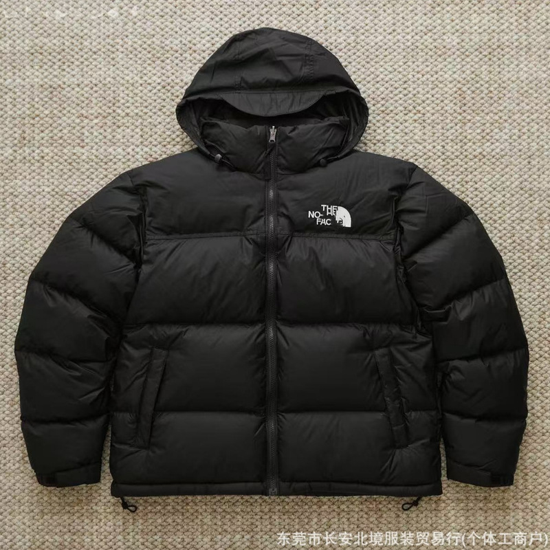 1996 Hooded Plaid Cotton Jacket with Embroidered Logo, Unisex Tnf Cotton Coat, American Version, Large Size Cotton Clothing Wholesale 1996 Hooded Plaid Cotton Jacket with Embroidered Logo, Unisex Tnf Cotton Coat, American Version, Large Size Cotton Clothing Wholesale