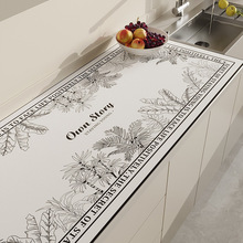 厨房台面沥水垫水池吧台灶台台面防烫耐高温高颜值软硅胶泥垫抗皱