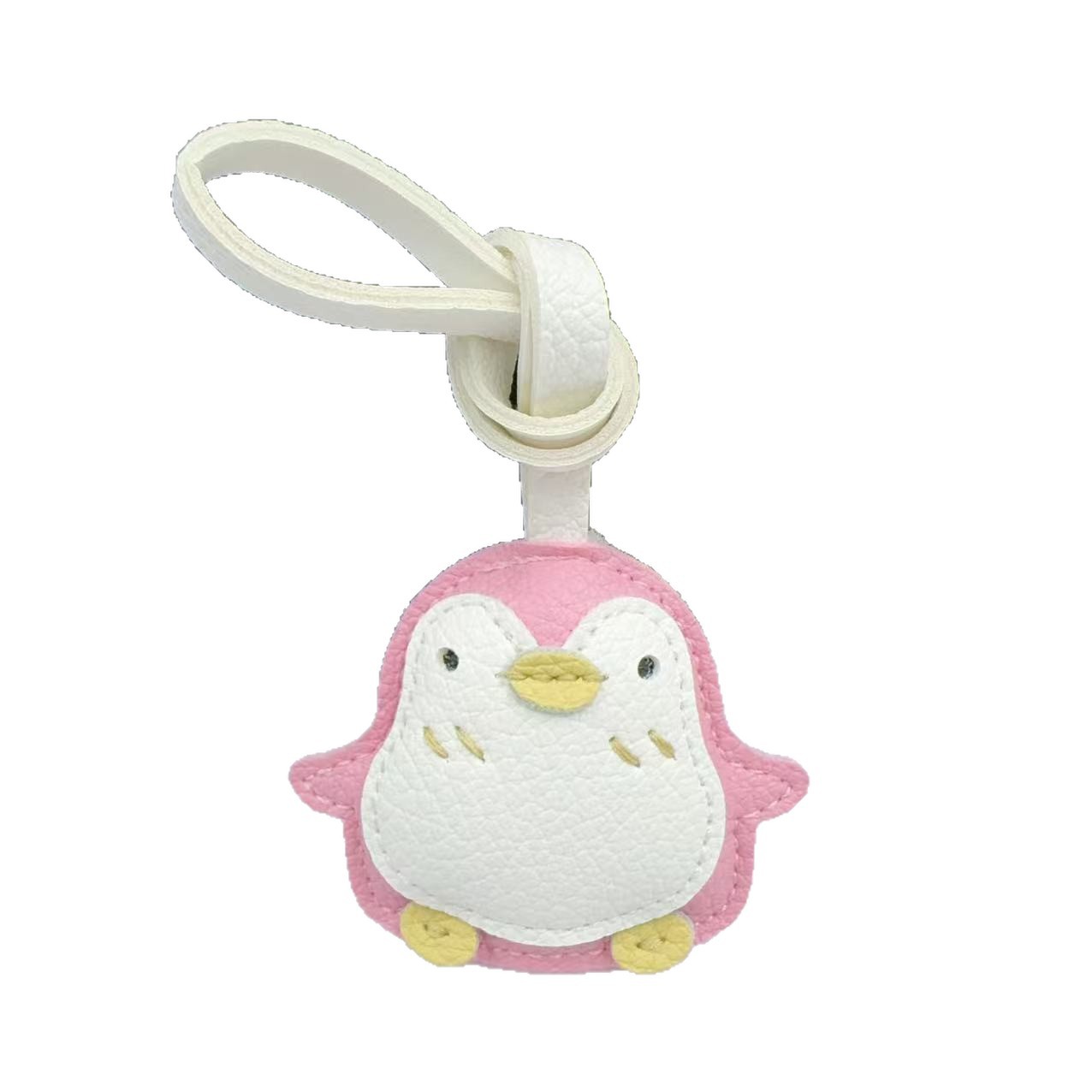 Cute pingüino cuero colgante accesorios de dibujos animados pingüino bolsos joyas colgante al por mayor