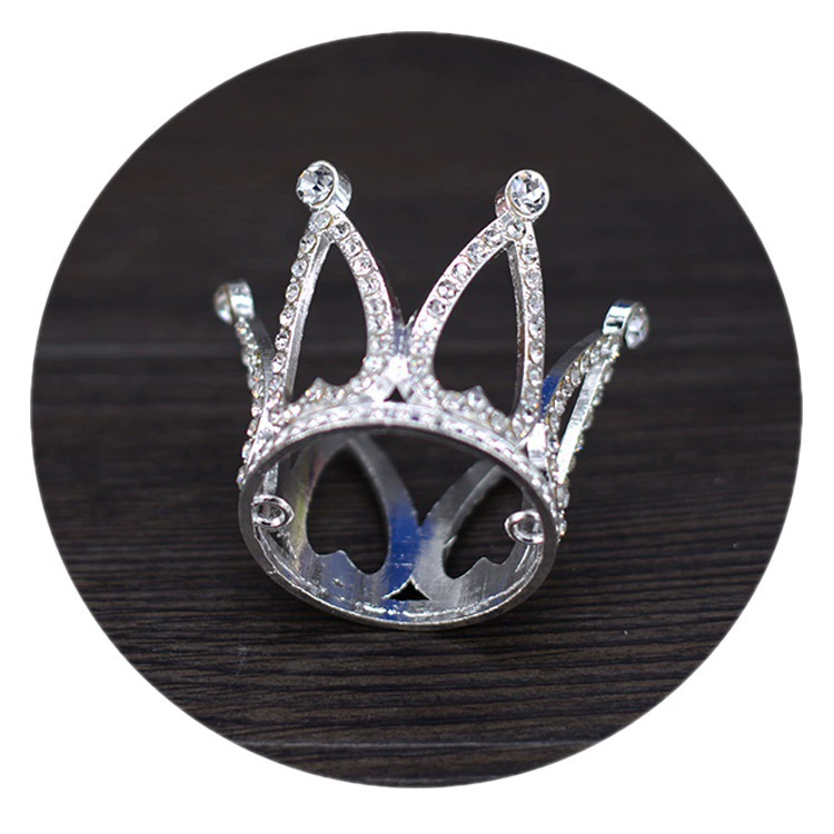 Small metal children's crown heart shaped, accessory, Birthday gift