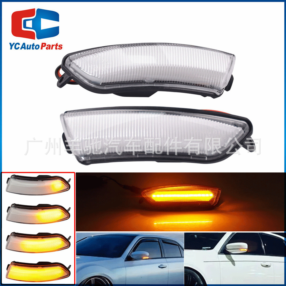 Aplicable a Chrysler Chrysler 300 11 - 20 luz de espejo retrovisor LED luz de dirección