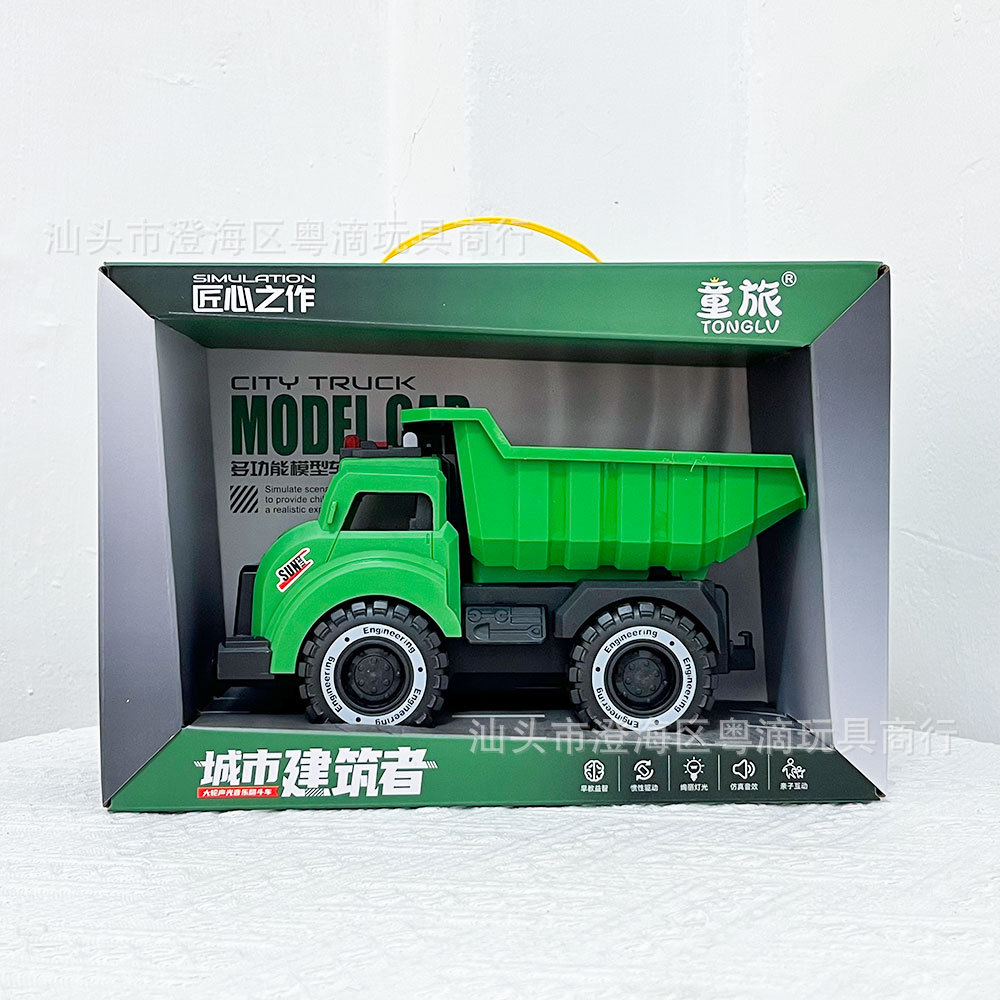 Juegos de videojuegos City Toy Dumper Car Contará historias Modelo de coche de ingeniería Juguetes de niños Puntos de Regalo de Renovación