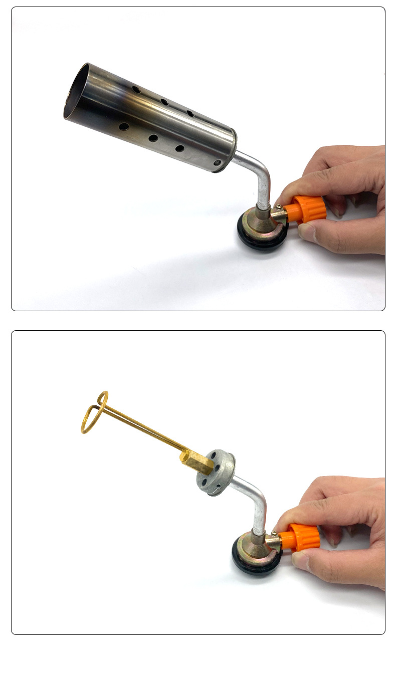 Portable Gas Torch for Burning Pig Hair, Chicken Hair, and Duck Hair; Household Flame Gun for Hair Removal and Ignition; Portable Cassette Torch Head for Welding