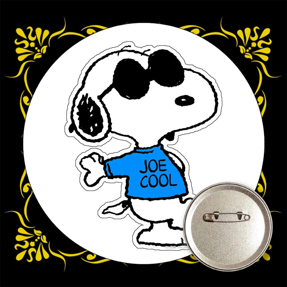 Snoopy bar transfronterizo insignia broche de estaño metal medallas conmemorativas anime periferia al por mayor