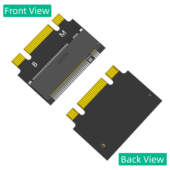 NVME NGFF SSD M.2 SSD 2230 to 2240 extension card sleeve 22x30mm card