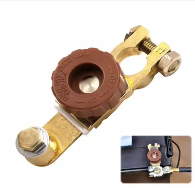 Terminal Rv Anti-Leakage Power-Off – Car on the line of fire - brown-alloy-crimped-style