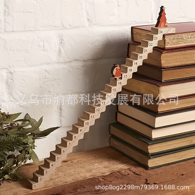 2025爆 亚马逊新款圣诞老人爬楼梯倒计时工艺品惊喜礼物厂家批发|undefined