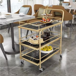 Restaurant water cart commercial Nordic cake cart dining cart wine household high-end hotel hand push cart ktv