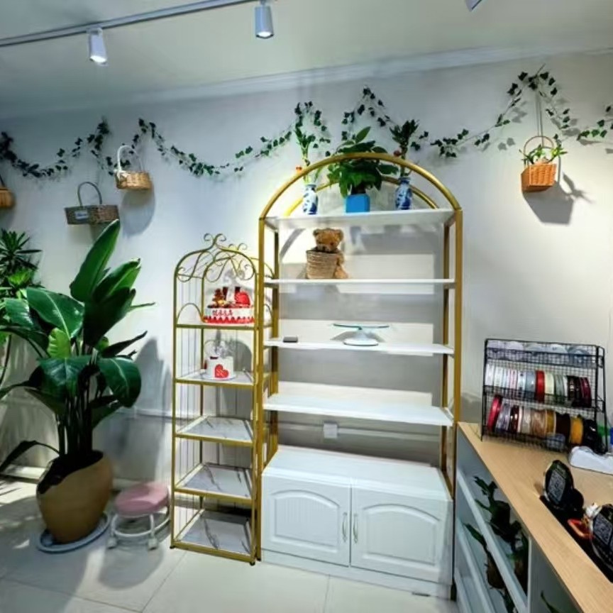 化妆品展示柜美容院护肤理发店产品展柜摆台架子展示架母婴店货架