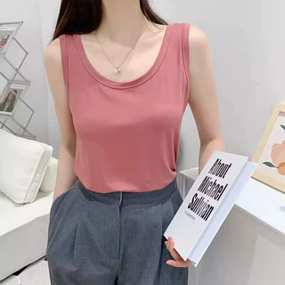 2026莫代尔背心吊带 女夏外穿修身大码无袖t恤内搭薄款显瘦打底衫