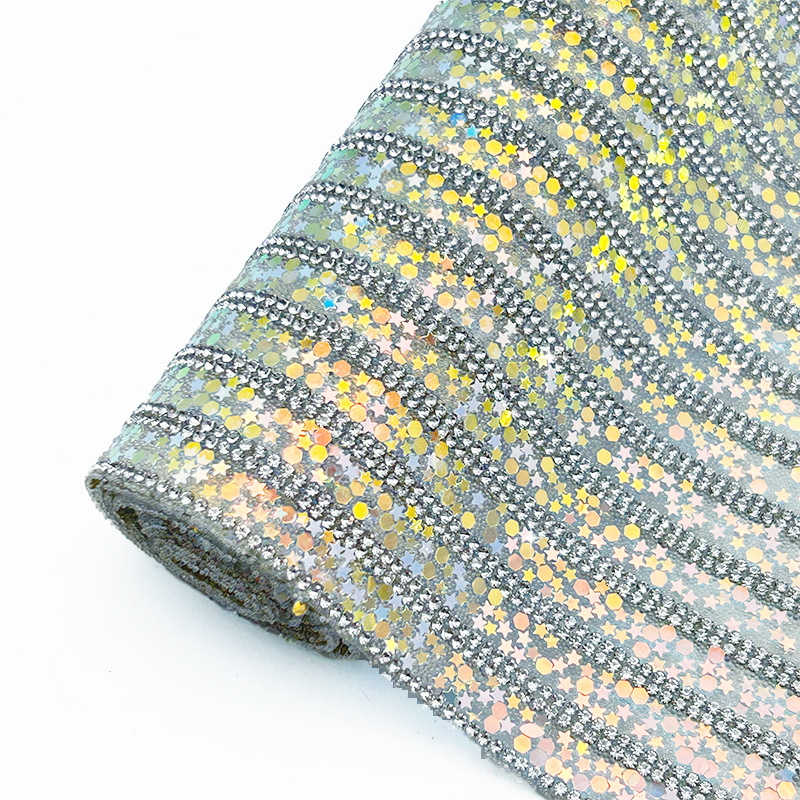 Personalidad creativa sequinilla fiesta joyas decoración fiesta ficha accesorios de perforación de perforación caliente