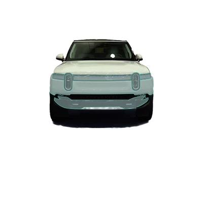 Car paint protective film, Rivian Rivian R1S