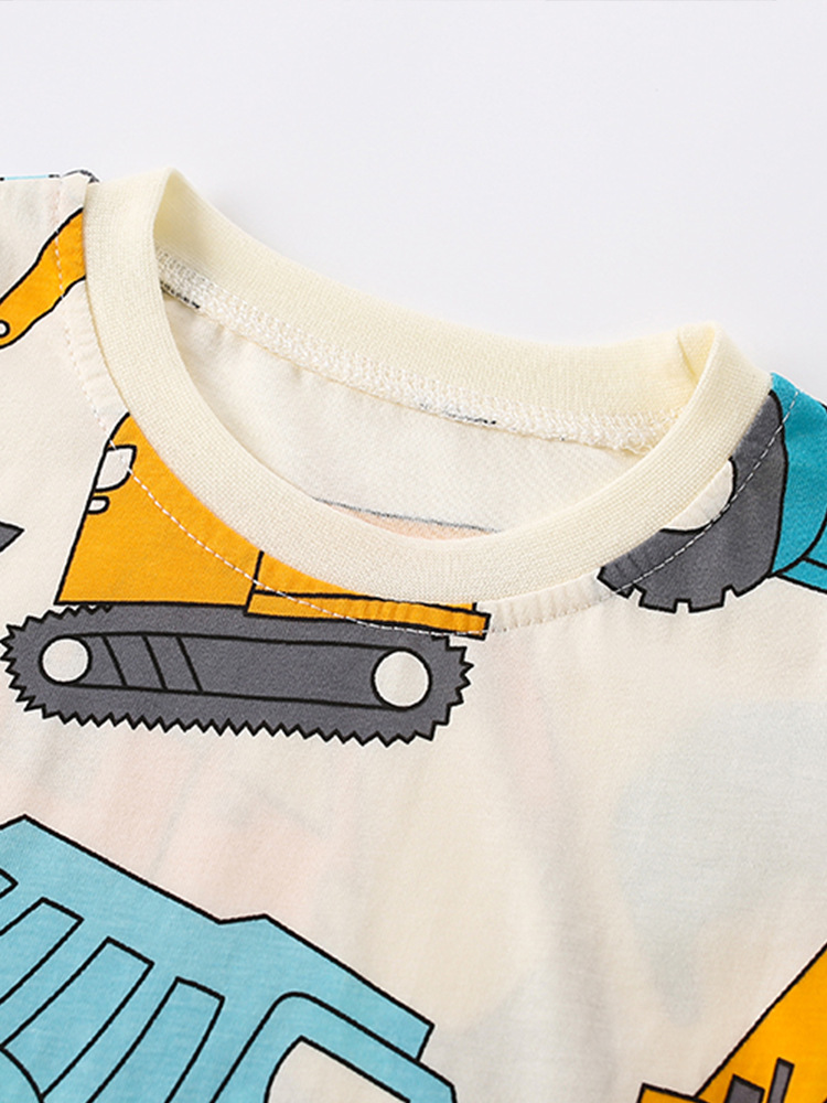 Malwee leggings para niños de otoño nuevo estilo europeo y americano para niños de cuello redondo casual camiseta de manga larga ropa infantil