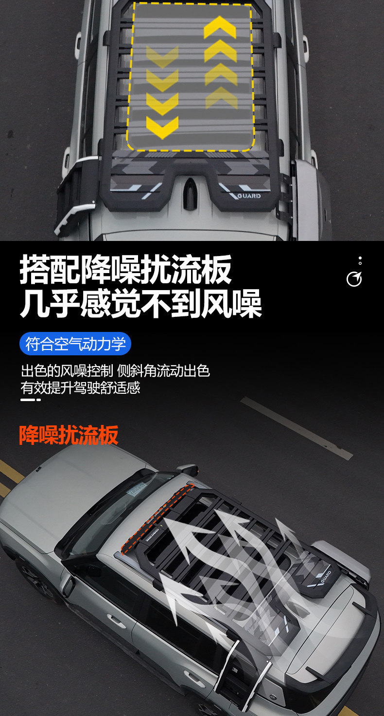 Jietu Shanhai T1 Traveler T2 Camping Car Roof Expansion Explorer Roof Rack Canopy Side Tent Ladder