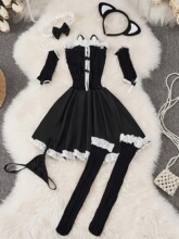 L 35411 Sexy Lace Maid Costume �Ը�Ů����װ ŷ������羳����