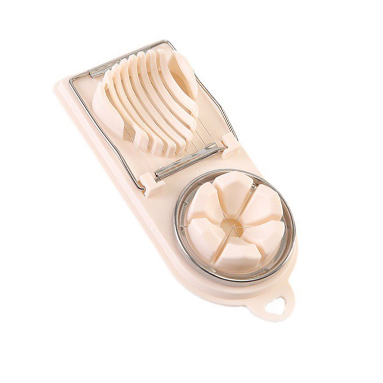 Double-headed egg slicer, fancy two-in-one egg cutter, multi-petal egg cutter, preserved egg splitter tool