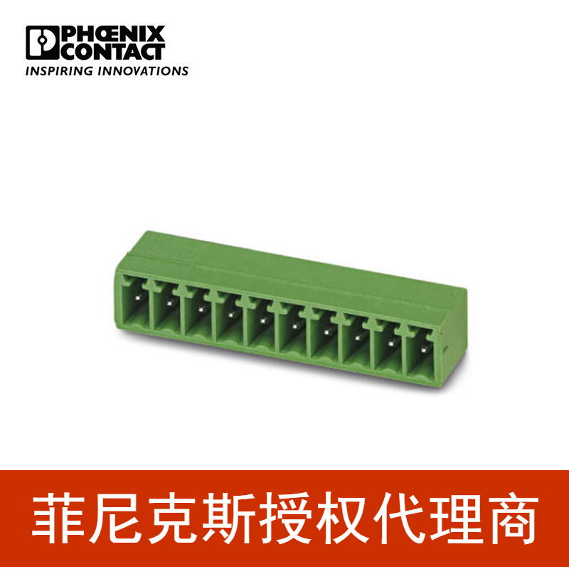 菲尼克斯 印刷电路板连接器 - MC 1,5/10-G-3,81 - 1803358-100
