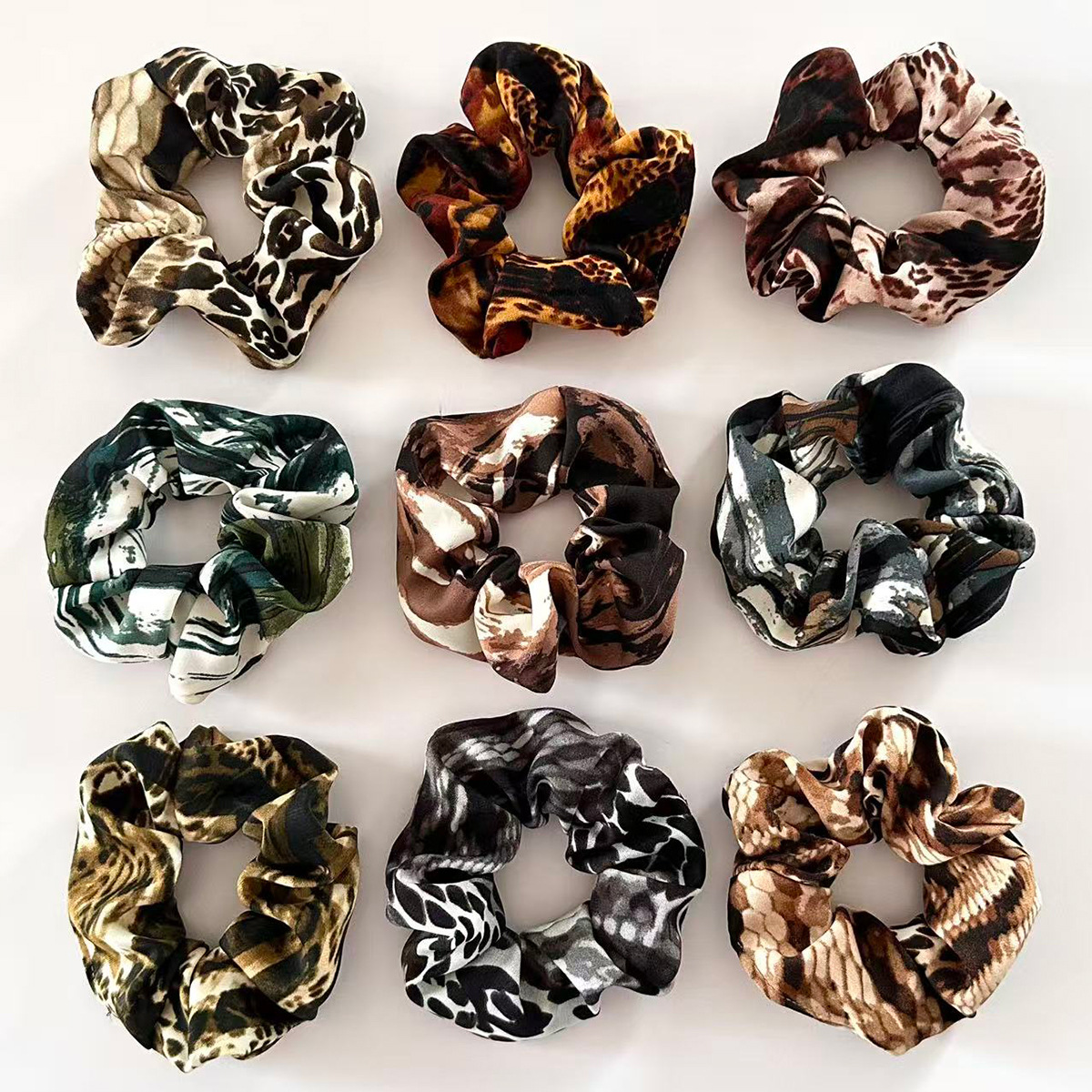 11g Weight Hair Tie Hair Accessories Type 1 Piece Quantity Cloth Material Snakeskin Pattern Women's Gender Retro Style Vintage Snakeskin Large Elastic Hairband Women's Fabric Hair Accessories Hairband Hair Rope 无