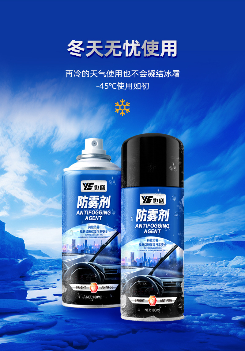 Anti-Fog and Anti-Rain Agent for Car Glass, Car Windows, Rearview Mirrors, Swimming Goggles, Helmets, and Eyeglasses; Water Repellent and Defogging Agent; Wholesale