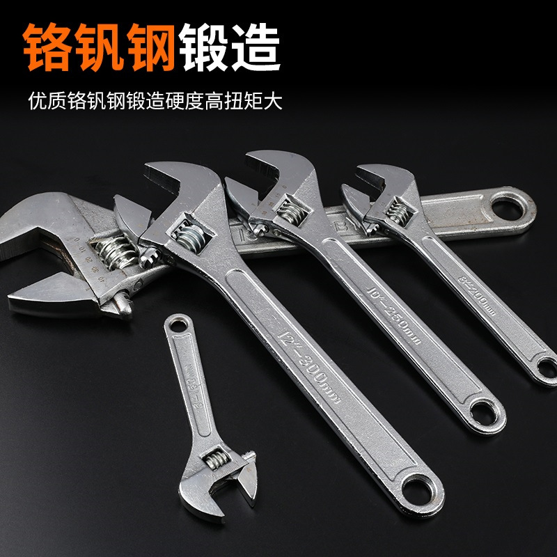 Herramienta de llave móvil Xinton ajustable con mano de tablero de abertura flexible universal, tablero de tubería flexible multifuncional de gran abertura