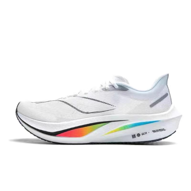 Feidian 4C otoño e invierno zapatillas deportivas de tablero de carbono 2025 versión para estudiantes estilo explosivo ligero amortiguador rebote zapatillas para correr