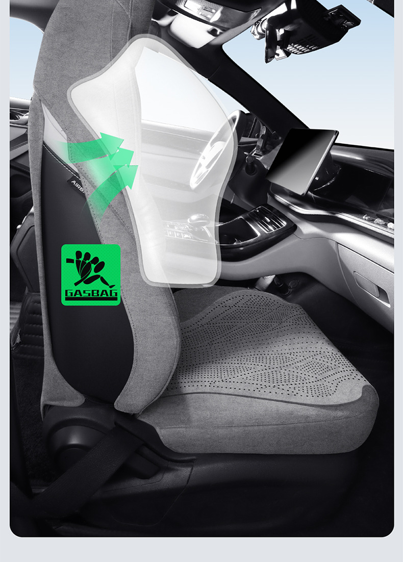 Byd Destroyer 05 Special Car Seat Cushion, Rams Perforated Breathable Full-Cover Anti-Slip Seat Cover