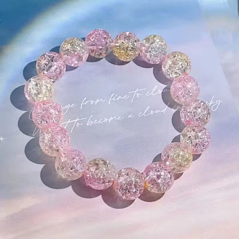 Ice Crack Blue Bracelet